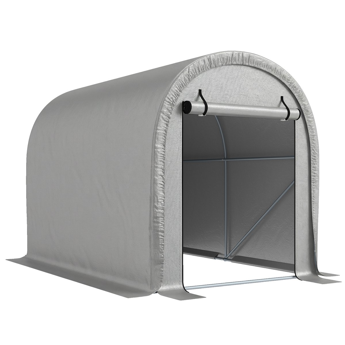 Tente de rangement pour le jardin PE Gris gris clair, OUTSUNNY
