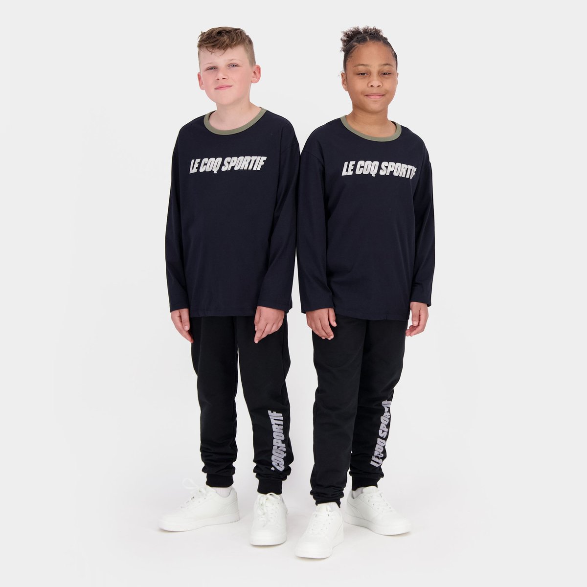 T-shirt manches longues Essentiels black light, LE COQ SPORTIF