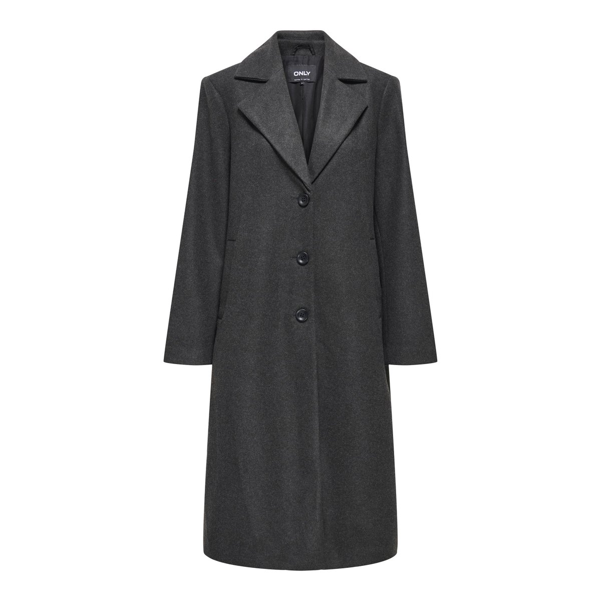 Manteau dark grey melange, ONLY