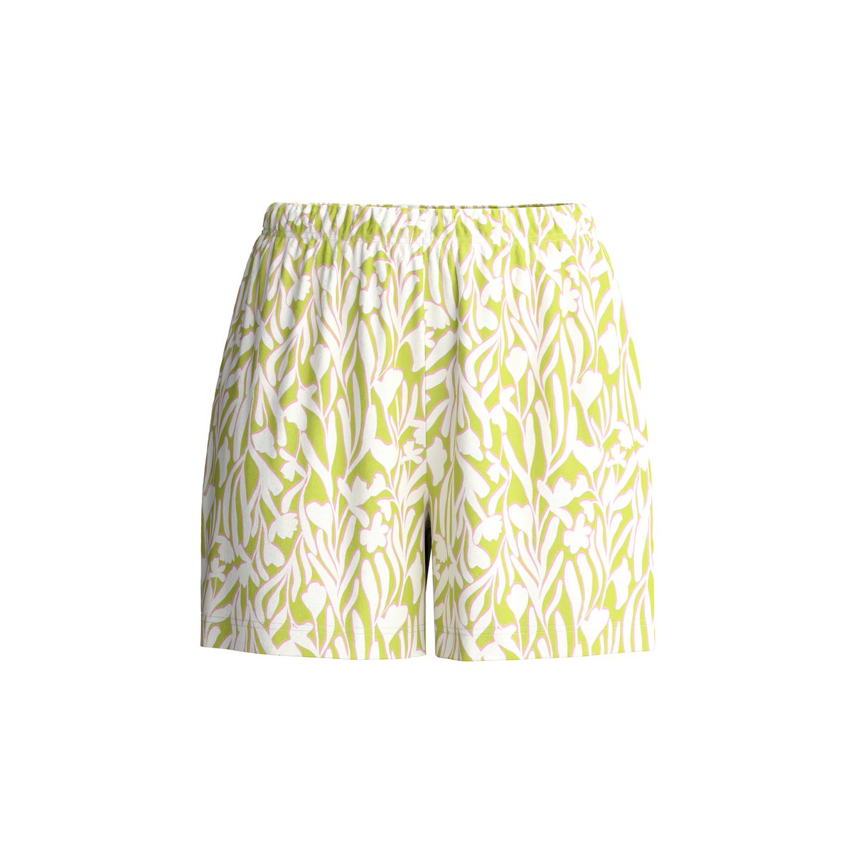 Short de pyjama Coton LATE BLOOM M&M lemonade green, CALIDA