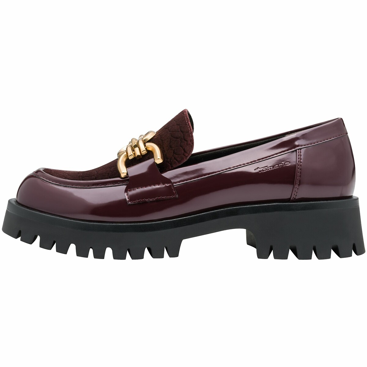 Mocassins rouge bordeaux, TAMARIS