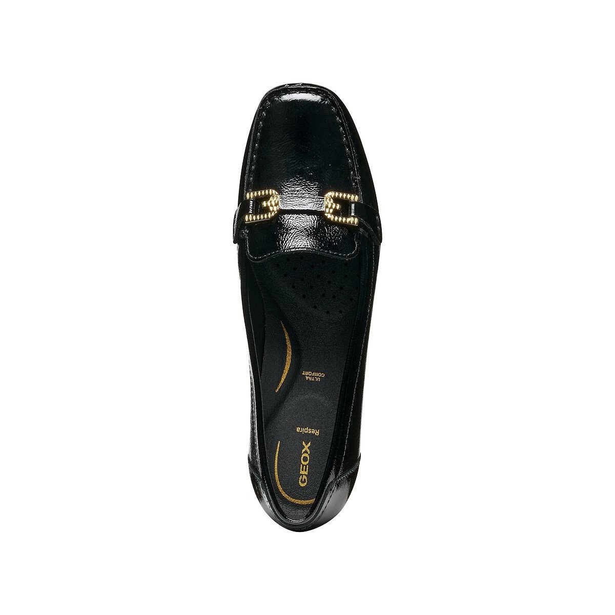 Mocassins en cuir, ANNYTAH MOC noir, GEOX