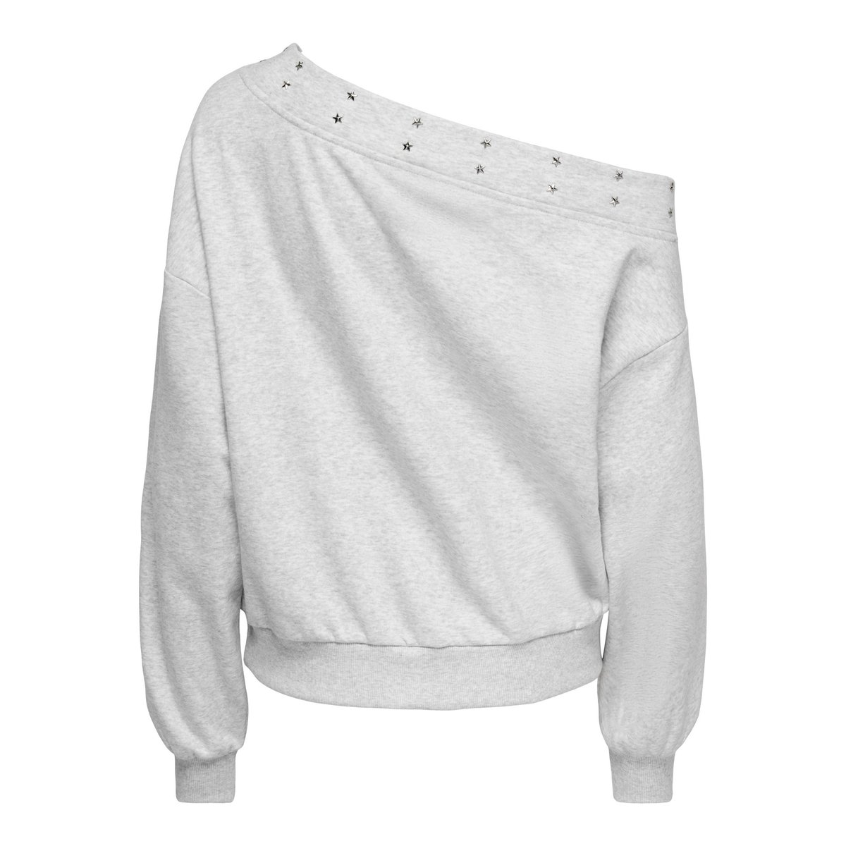 Sweat-Shirt grise - light grey melange, ONLY