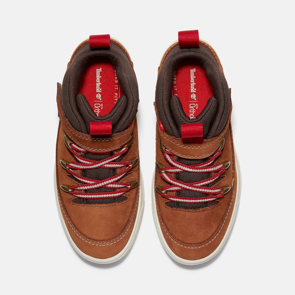 Baskets à lacets élastiqués, LISBON STREET MID LACE marron, TIMBERLAND