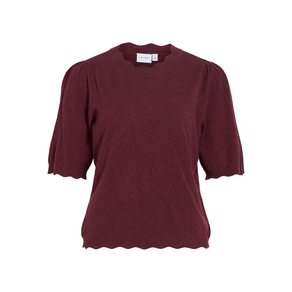 Top En Maille rouge - port royale1, VILA