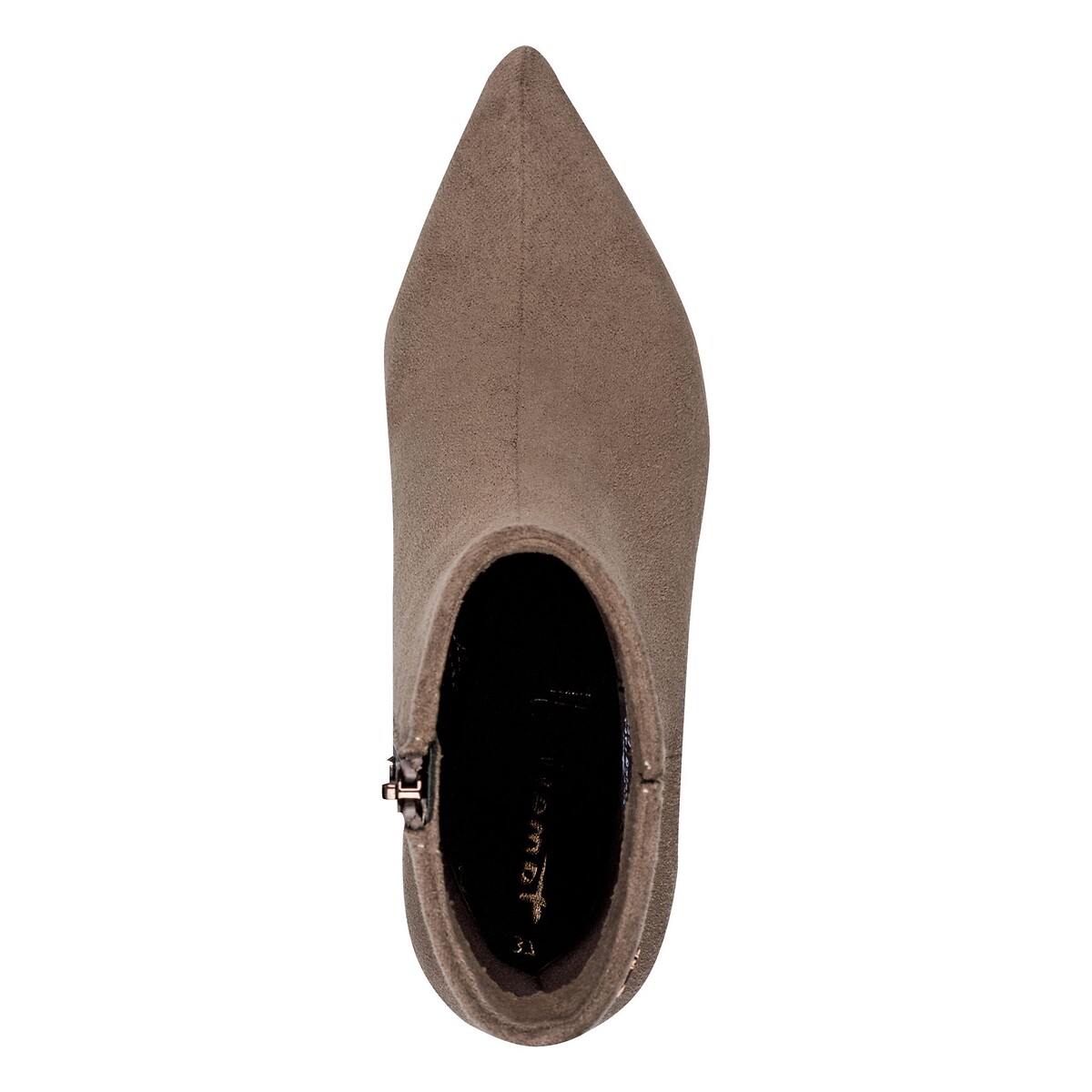 Bottines pointues taupe, TAMARIS