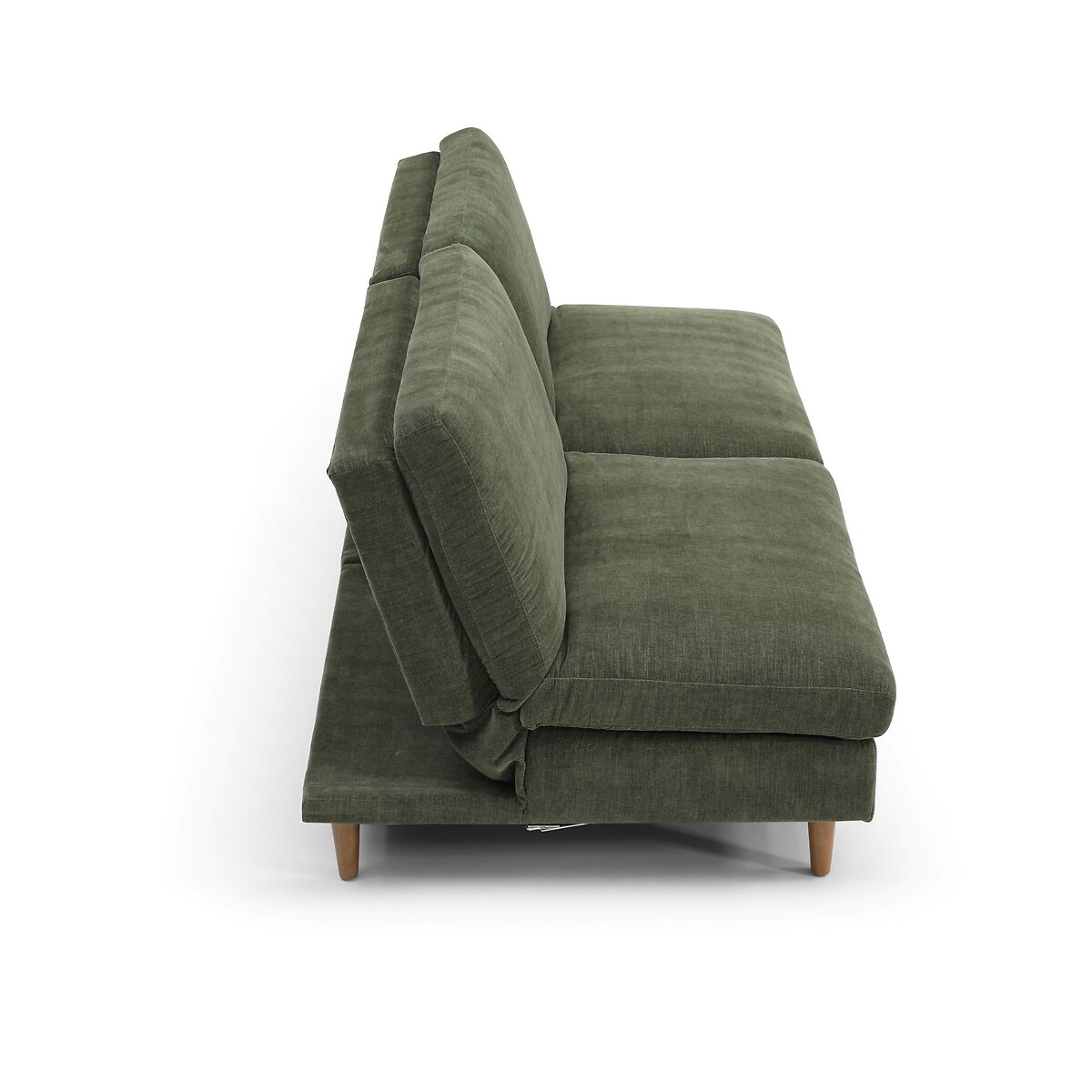 Sawyer Chenille 2 Seater Modular Click Clack Sofa Bed olive, SO'HOME
