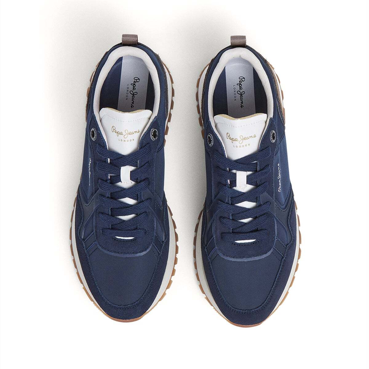 Baskets De Course D'inspiration Rétro marine, PEPE JEANS