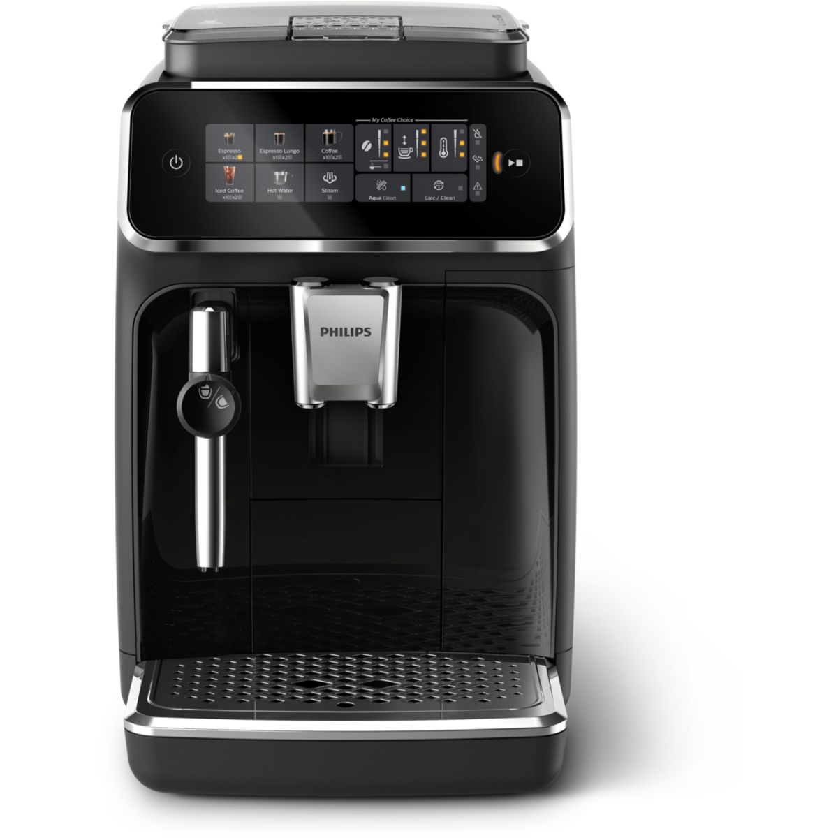Expresso Broyeur EP3321/40 Noir Laqué série 3300 couleur unique, PHILIPS