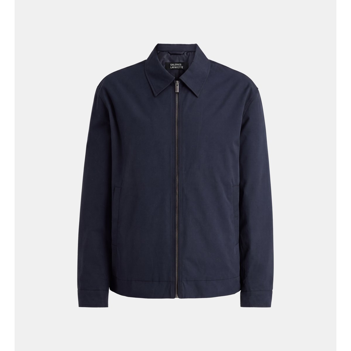 Blouson tack coton déperlant bleu marine, GALERIES LAFAYETTE
