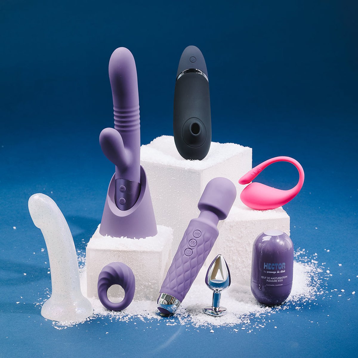 Stimulateur Clitoridien Womanizer Next & Lovense Calendrier de l'Avent violet, PASSAGE DU DESIR