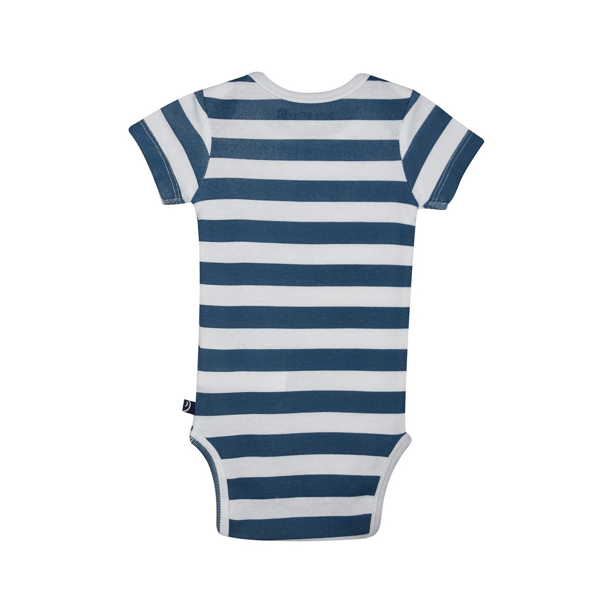 Lot de 3 bodies lirone manches courtes bebe bleu, SUCRE D'ORGE