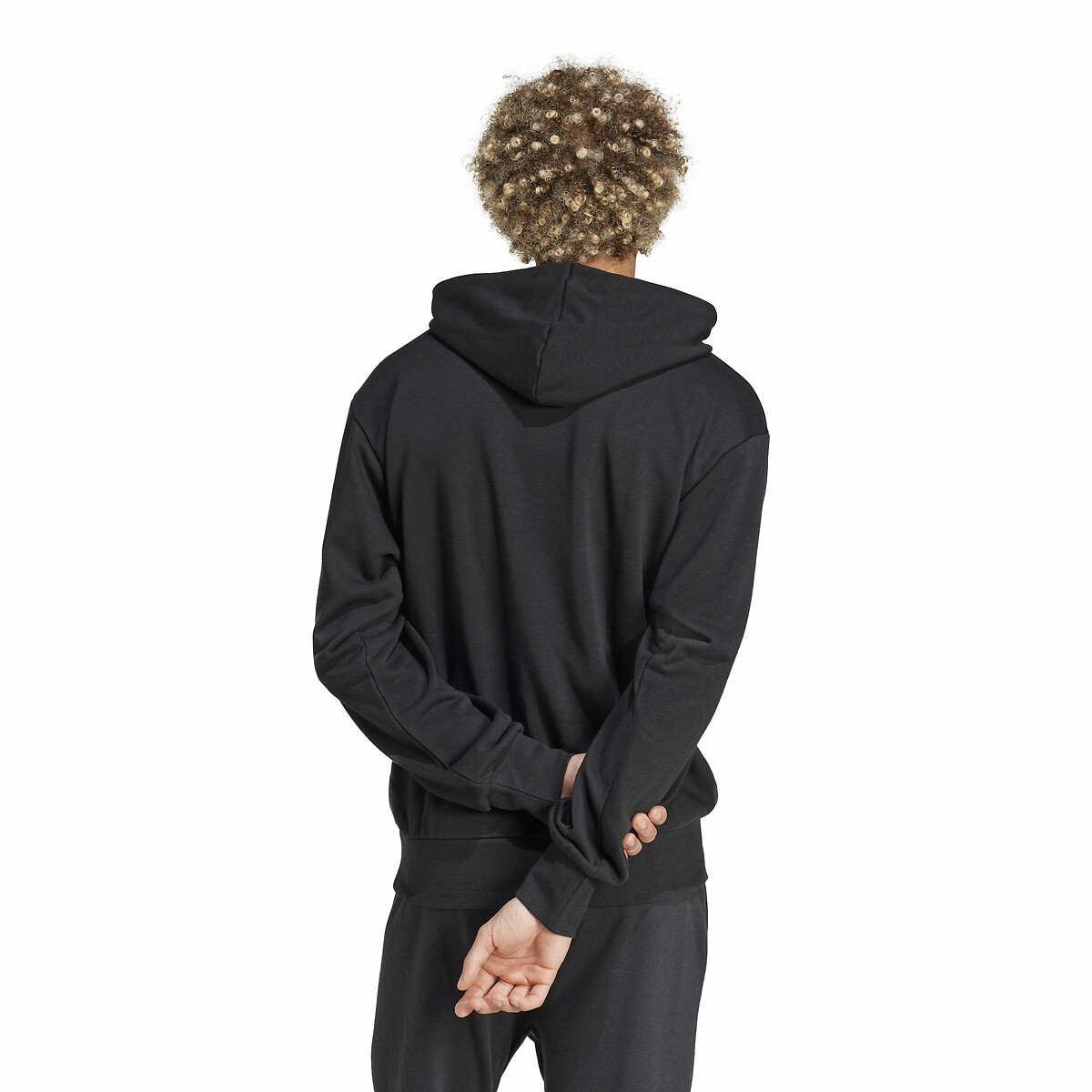 Sweat com capuz, Essentials Linear preto , ADIDAS SPORTSWEAR