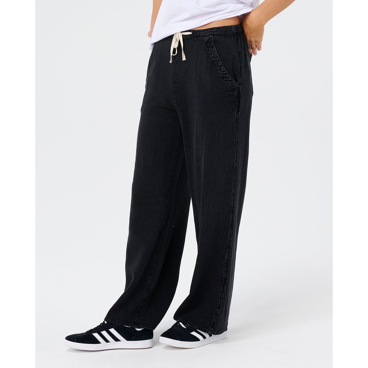 Pantalon large Classic SURF noir, RIP CURL