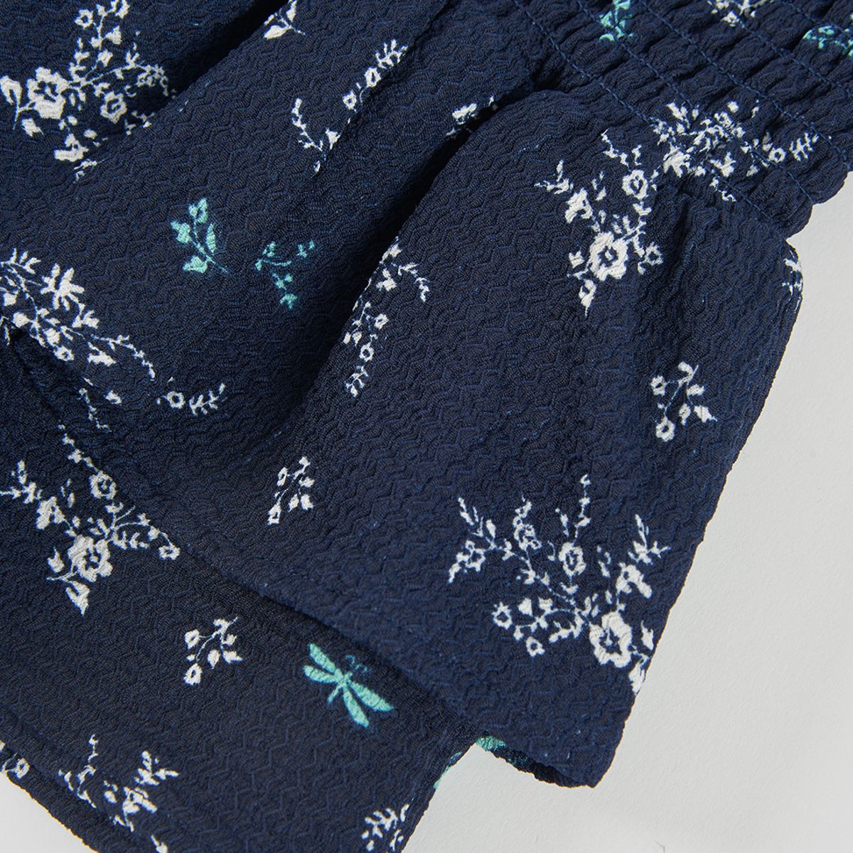 Jupe fille imprimé fleurs et libellules multicolore, BOBOLI