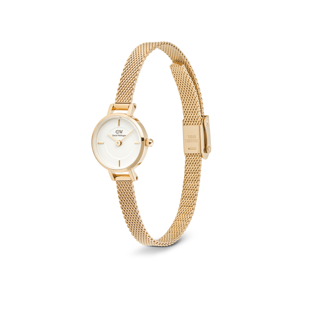 Montre Analogique  PETITE MINI doré blanc doré, DANIEL WELLINGTON