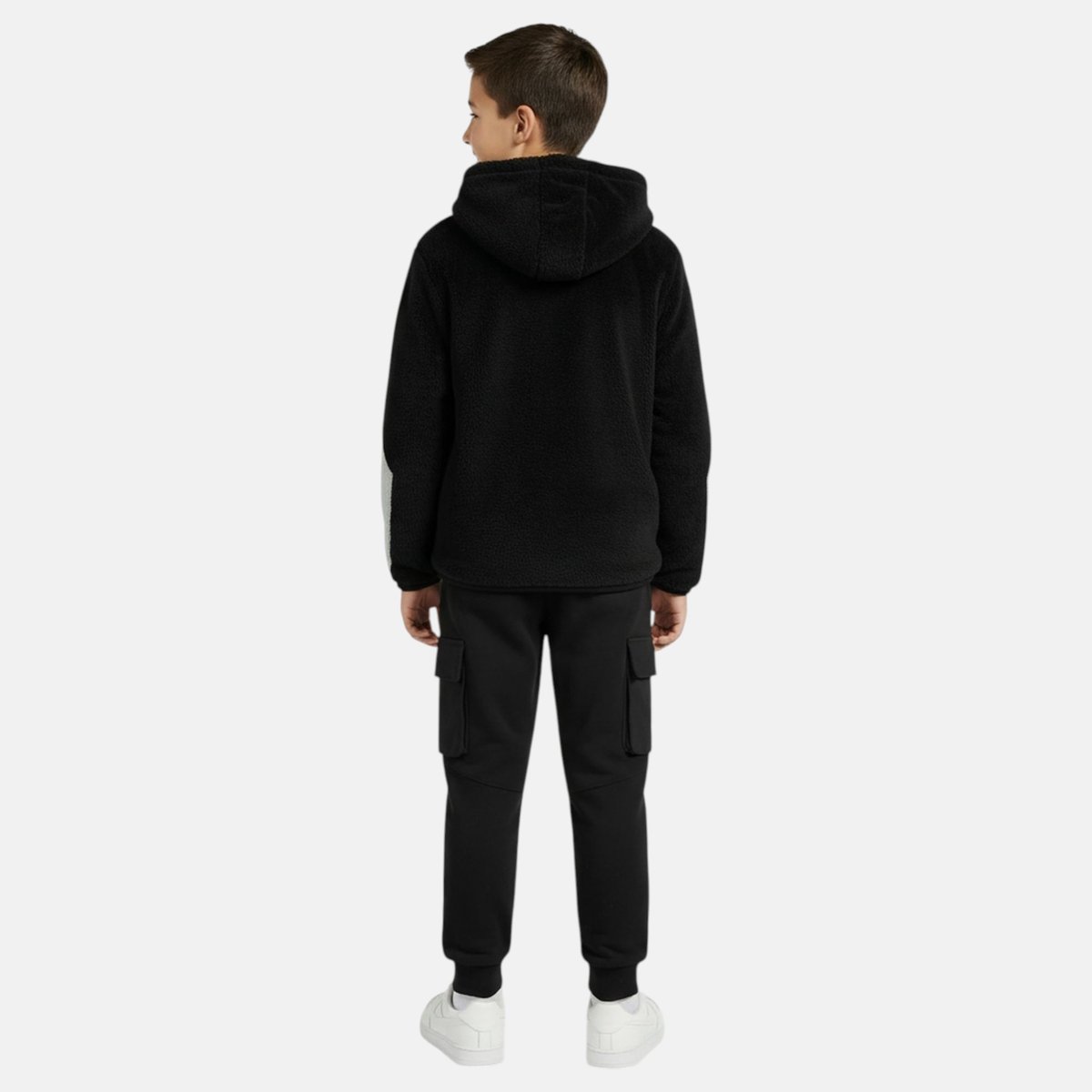 Ensemble veste zippée à capuche et pantalon de jogging STREET KID noir, LEE COOPER