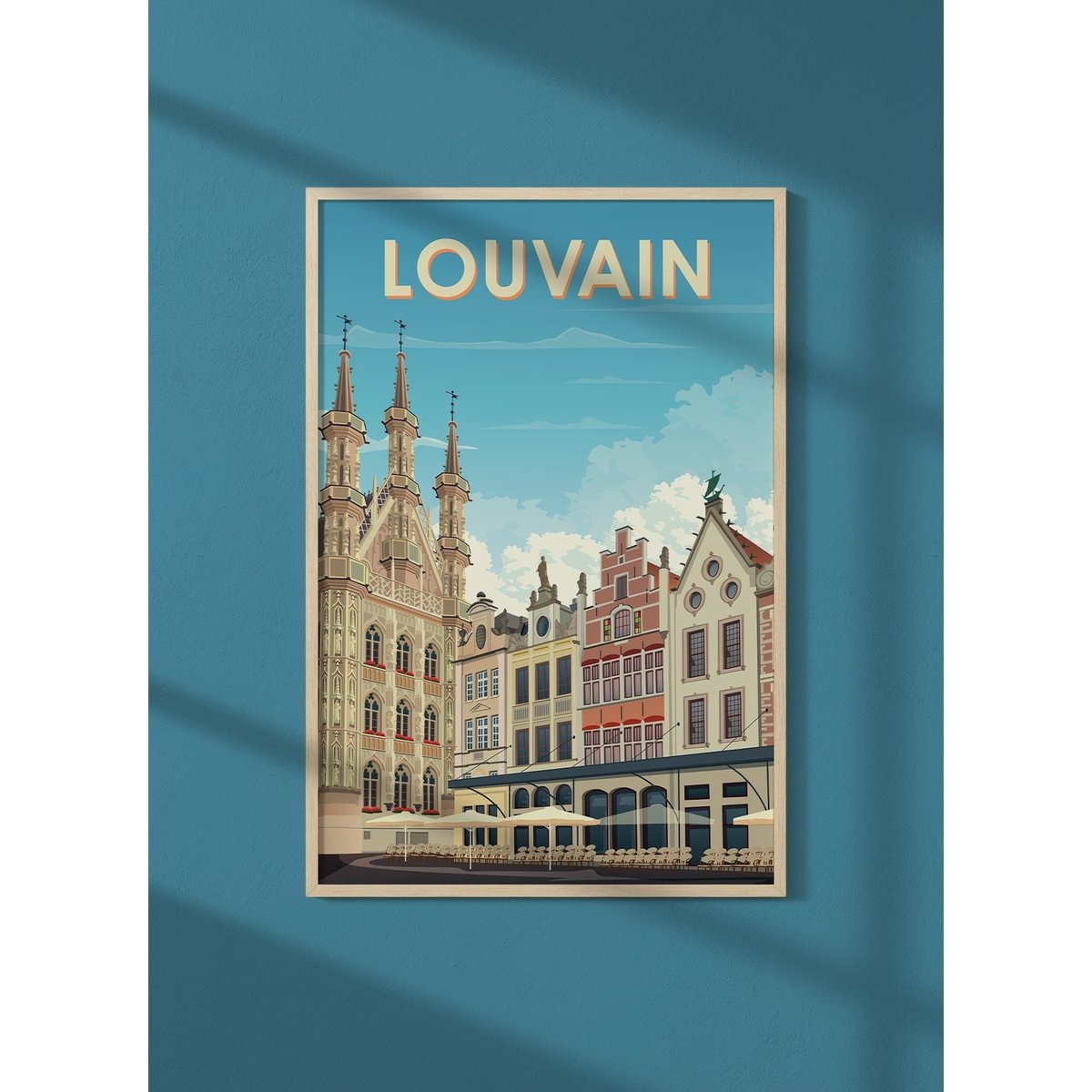 Affiche ville Louvain blanc, L'AFFICHERIE
