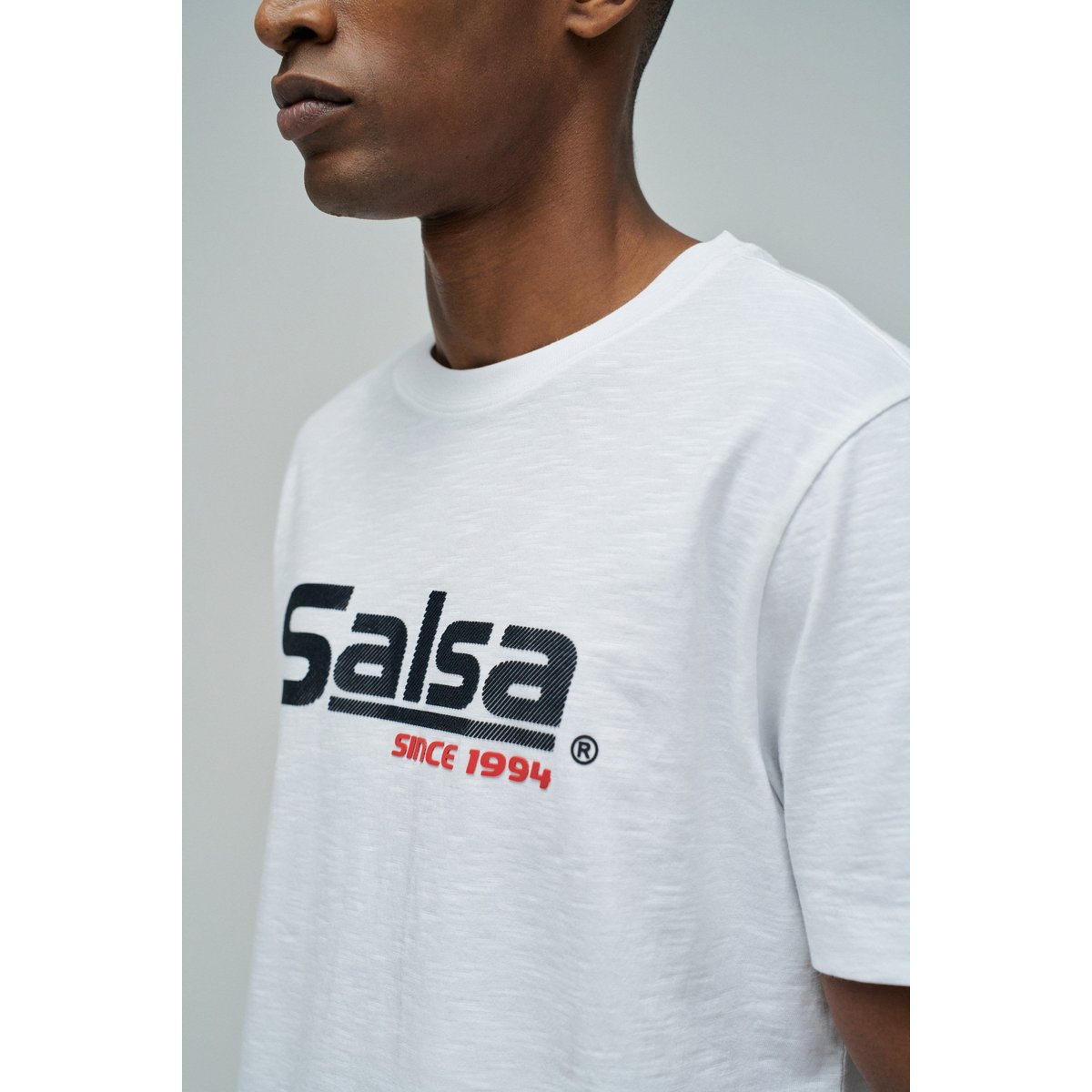 T-SHIRT AVEC BRANDING blanc, SALSA JEANS