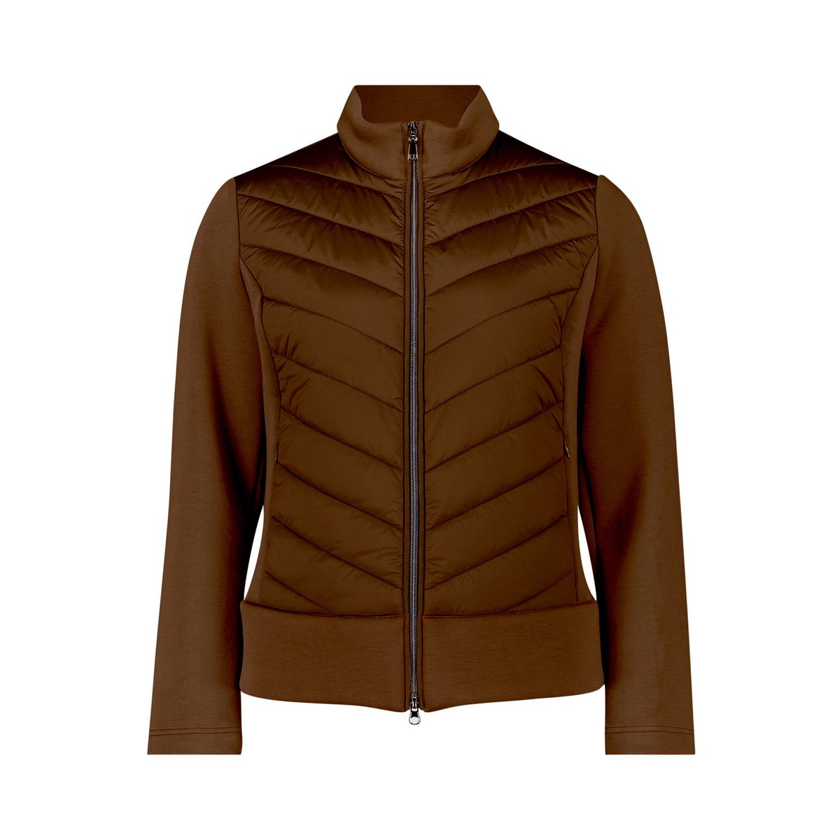 Veste matelassée à fermeture zippée dark coffee, BETTY BARCLAY