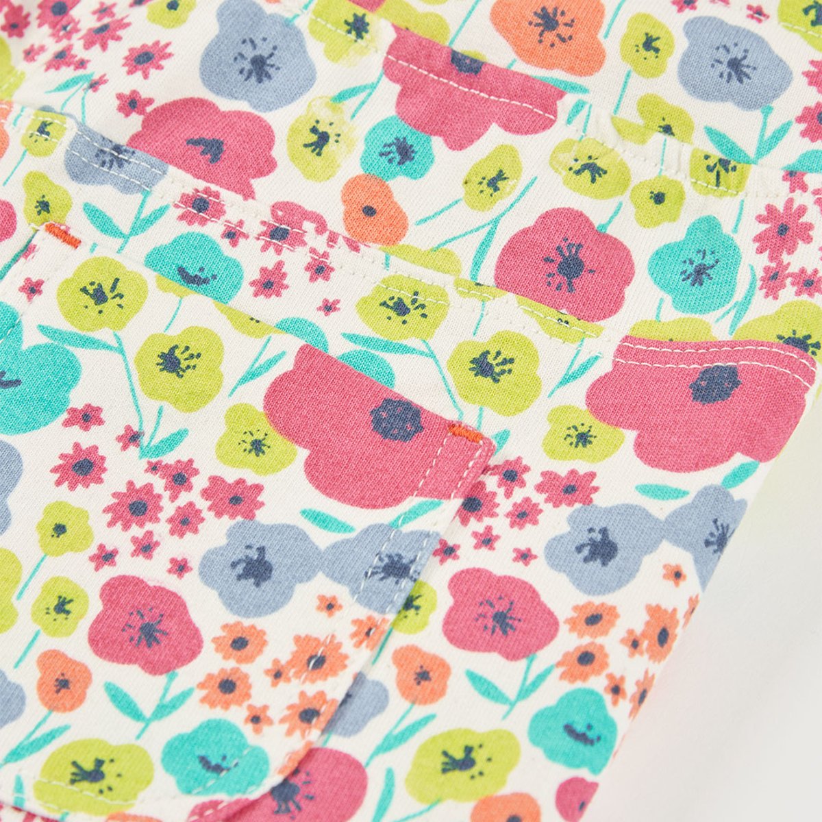 Short garçon fille imprimé fleurs multicolore, BOBOLI