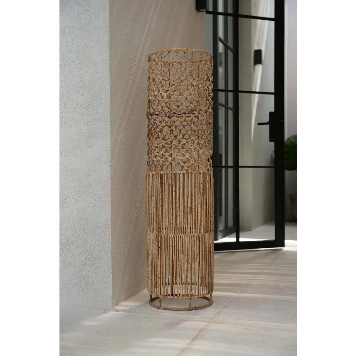 Suspension en feuille de bananier TAKUHANKI beige, BAZAR BIZAR