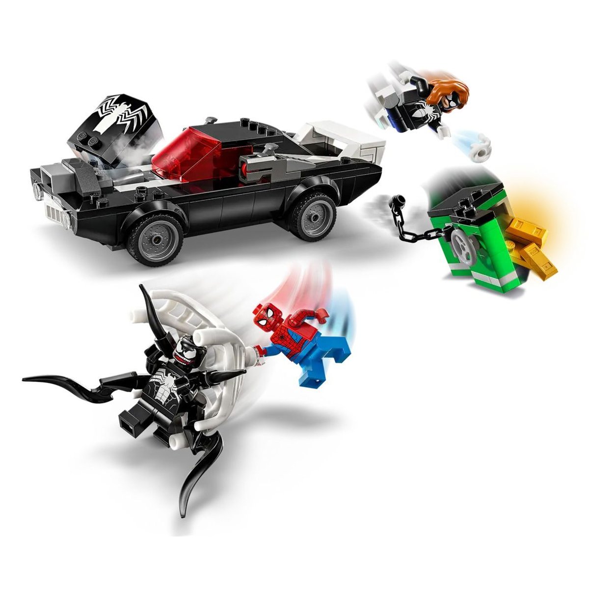 LEGO Marvel - Set Spider-Man et Venom : Course Poursuite Épique 76309 multicolor, LEGO