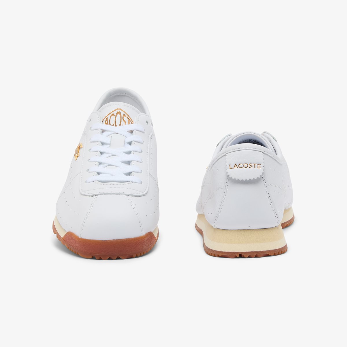 Sneakers Club-Low femme en cuir blanc-y37, LACOSTE