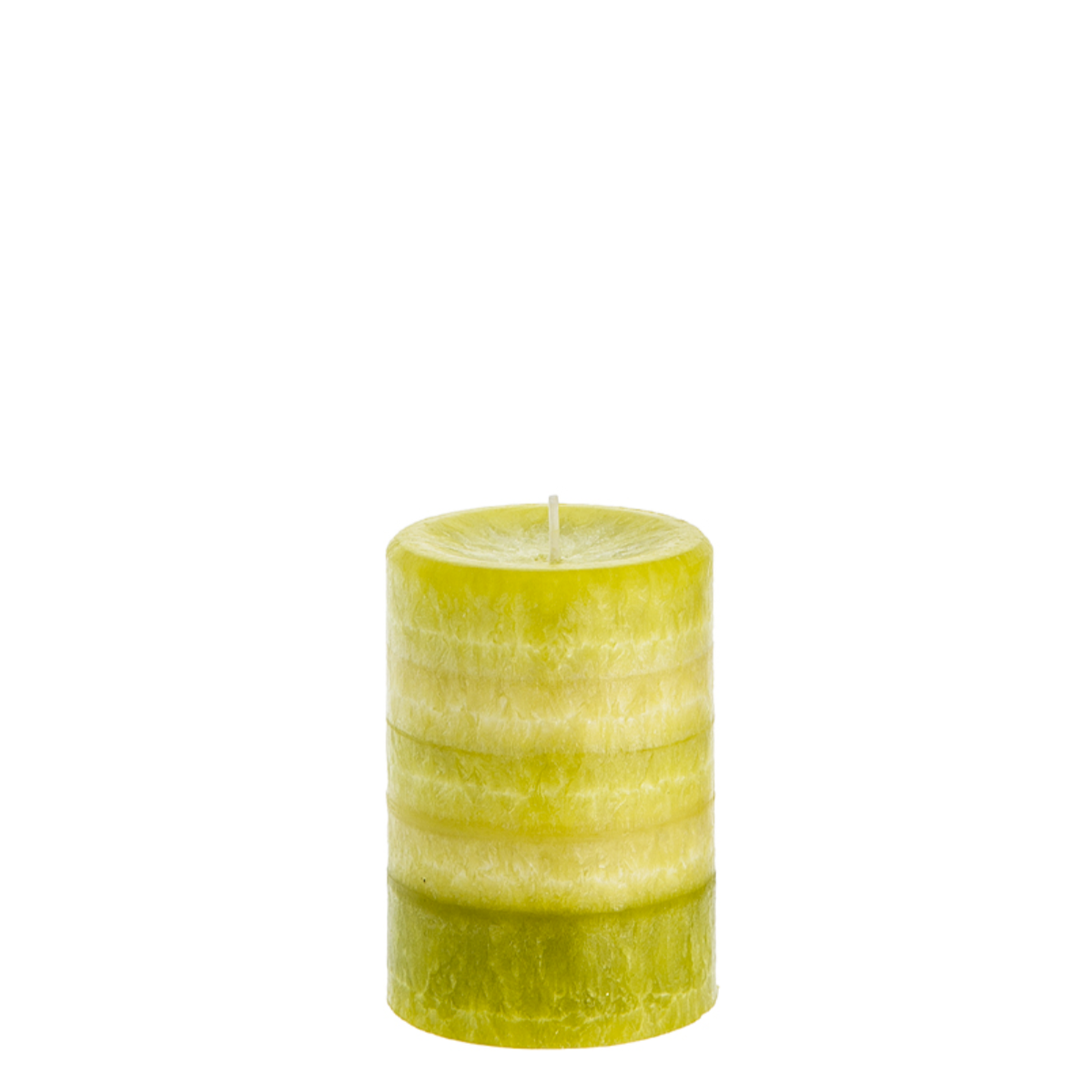 Bougie parfumée cylindrique H10 vert, SIA DECO