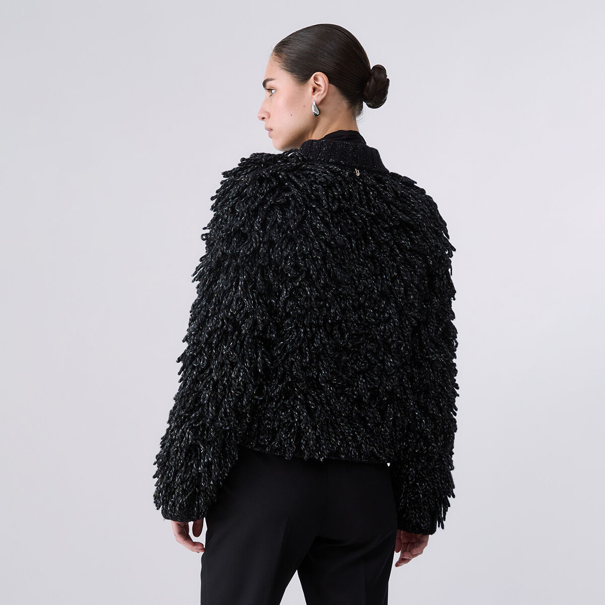 Veste en Maille Douce noir, LIU JO