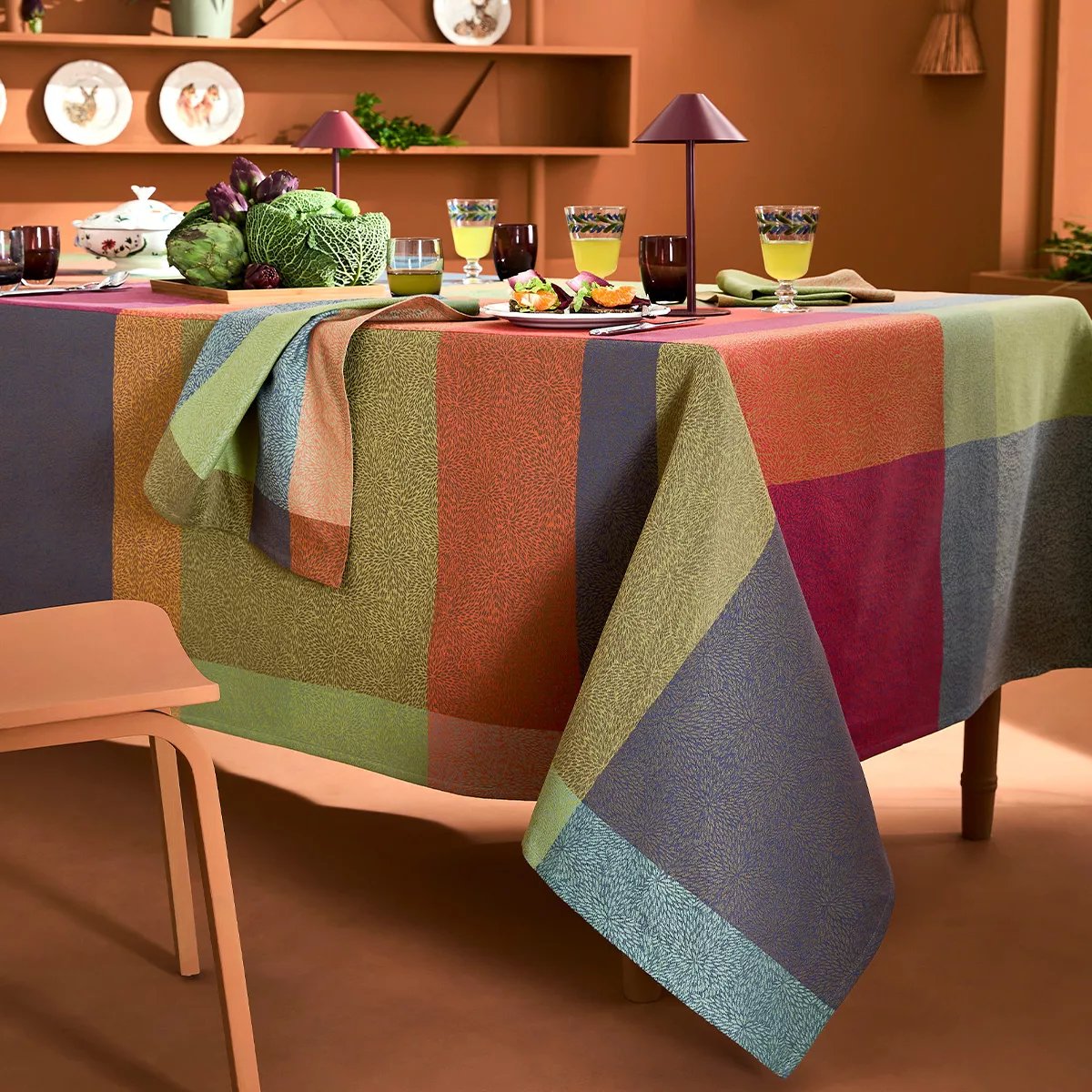 Nappe pur coton MILLE BAIES shetland, GARNIER THIEBAUT