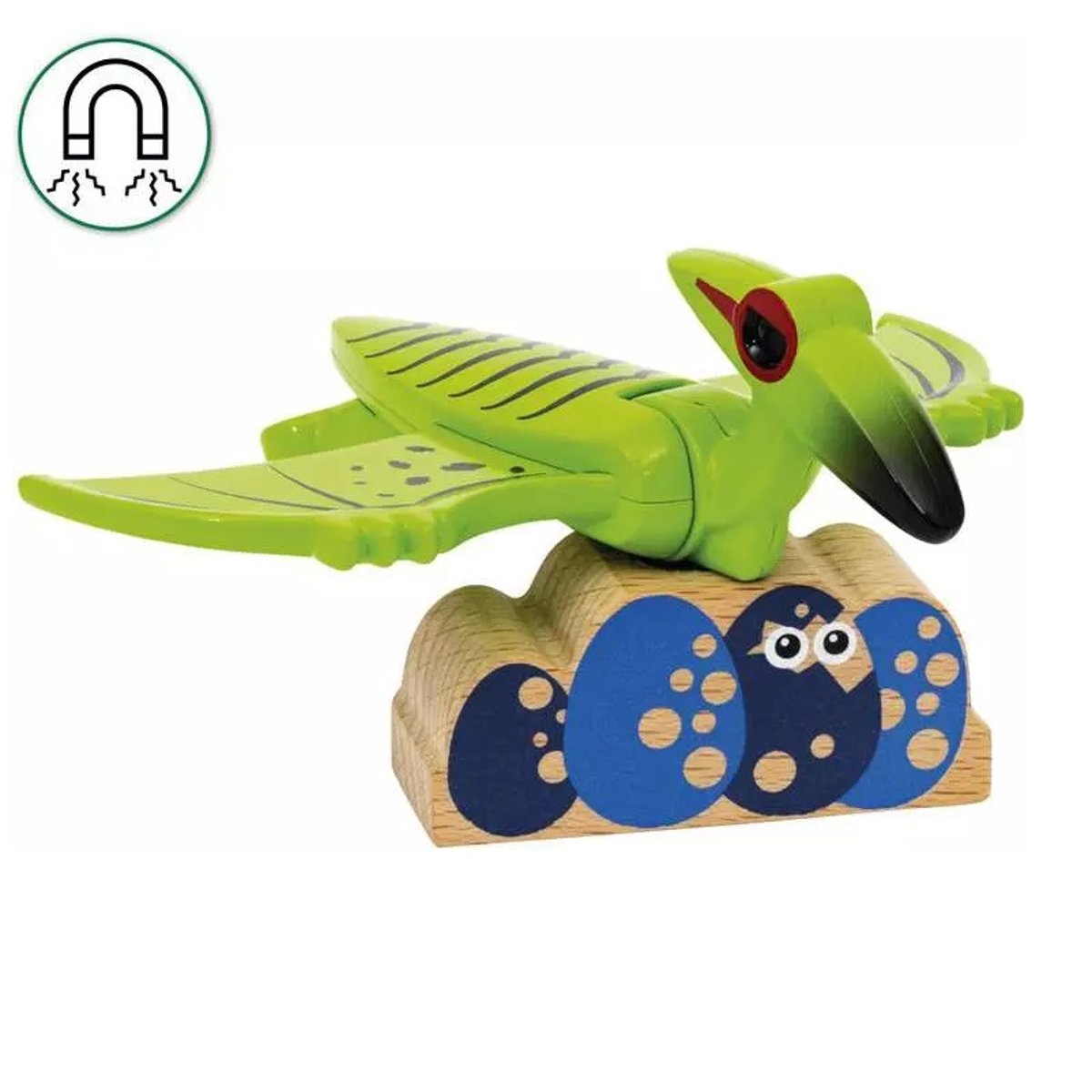 Train des Dinosaures à piles vert, BRIO