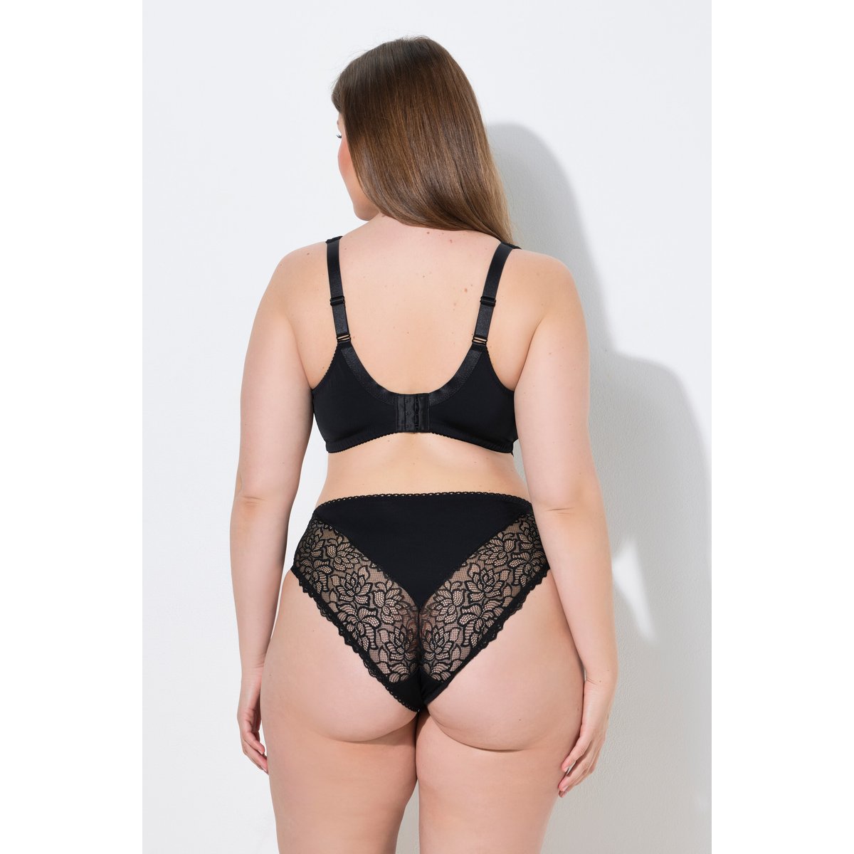 Soutien-gorge confortable sans armatures noir, ULLA POPKEN