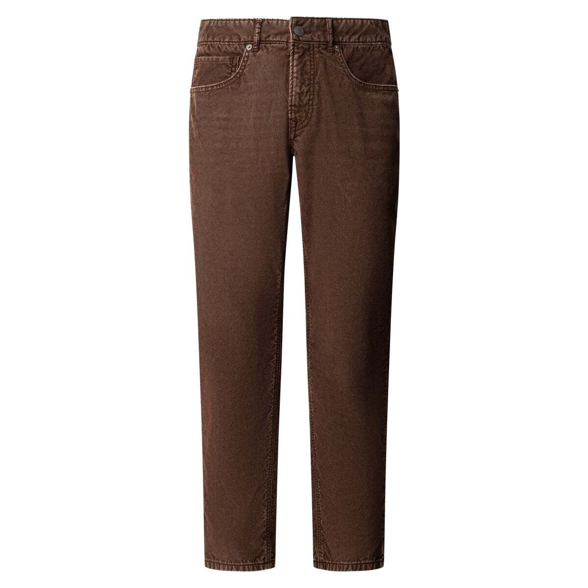 Cash - Pantalon 5 Poches En Velours Côtelé Coupe Regular brun mocca foncé, PEPE JEANS