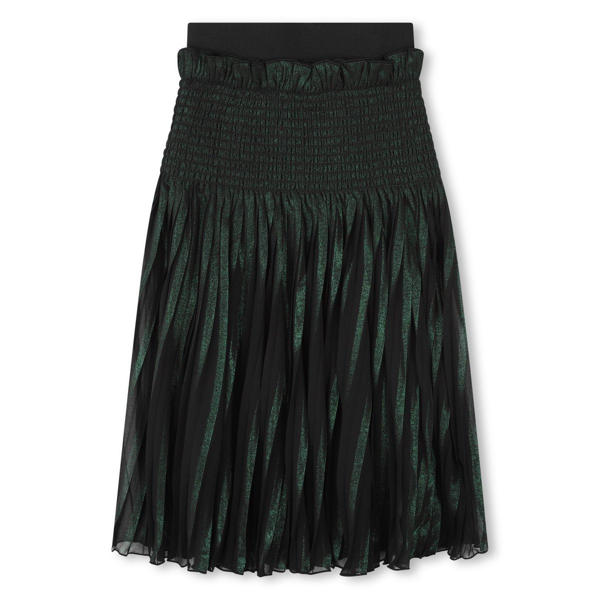 Jupe midi plissée irisée rain forest, KARL LAGERFELD KIDS