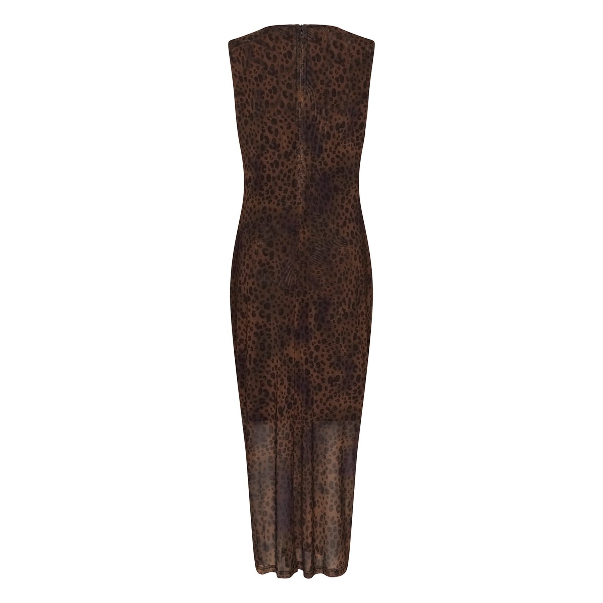 Robe de soirée marron animalier brown leopard, CULTURE