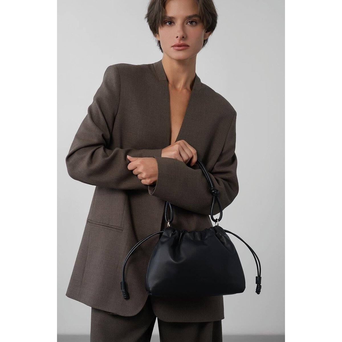 Soft Leather Bag black, LANCASTER