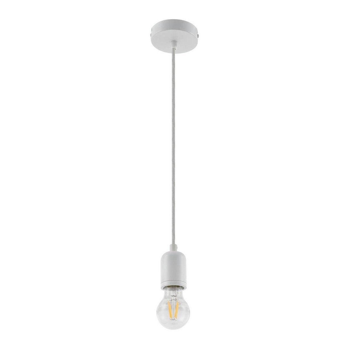 Suspension en aluminium moderne, Hattie blanc, LINDBY