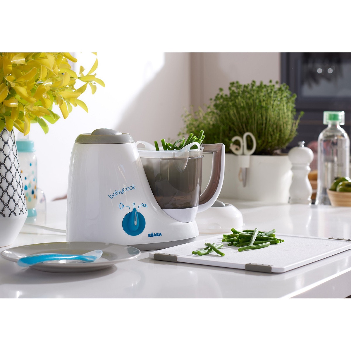Babycook original robot cuiseur blue grey, BEABA