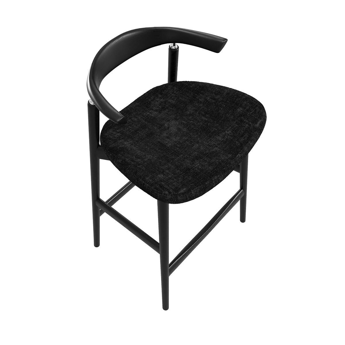 Soline Counter Stool black/charcoal, ÉDITÉ