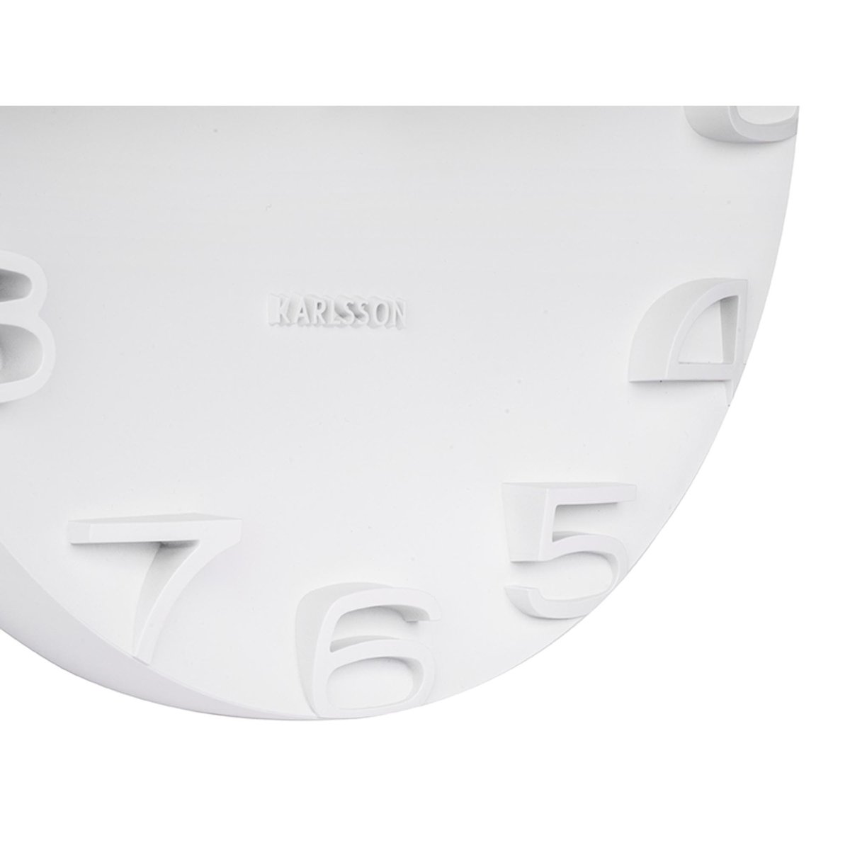 Horloge Murale Plastique blanc, KARLSSON