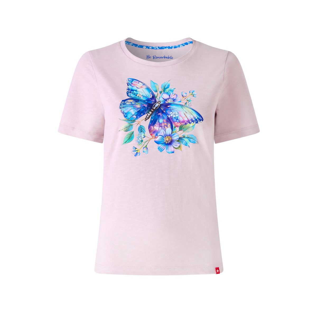 T-shirt à motif papillon violet, JOE BROWNS