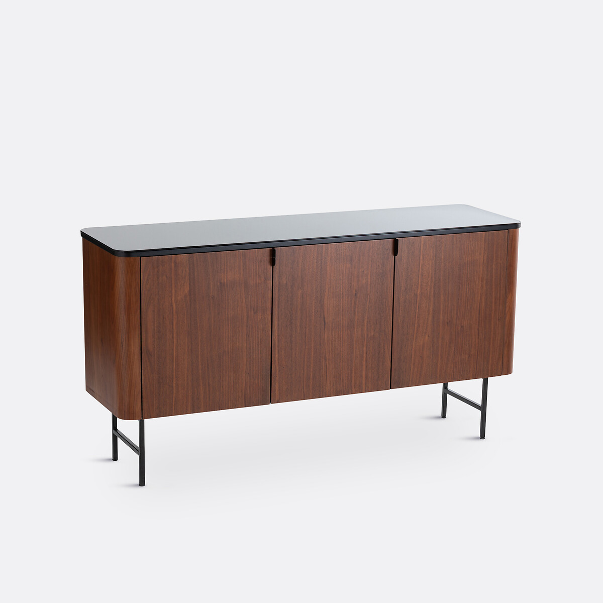 Buffet 3 portes plaqué noyer, Helina noyer, LA REDOUTE INTERIEURS