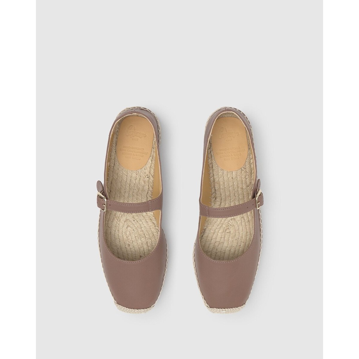 Padua Flat Mary Jane Espadrilles brown, CASTANER