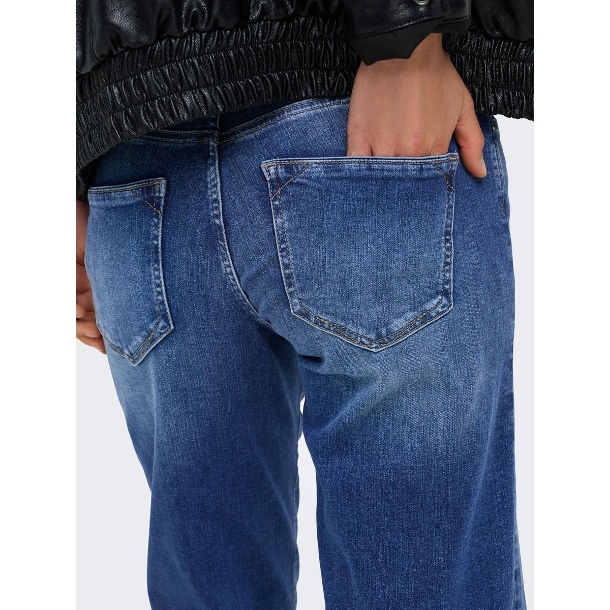 Jean Coupe Droite medium blue denim, ONLY