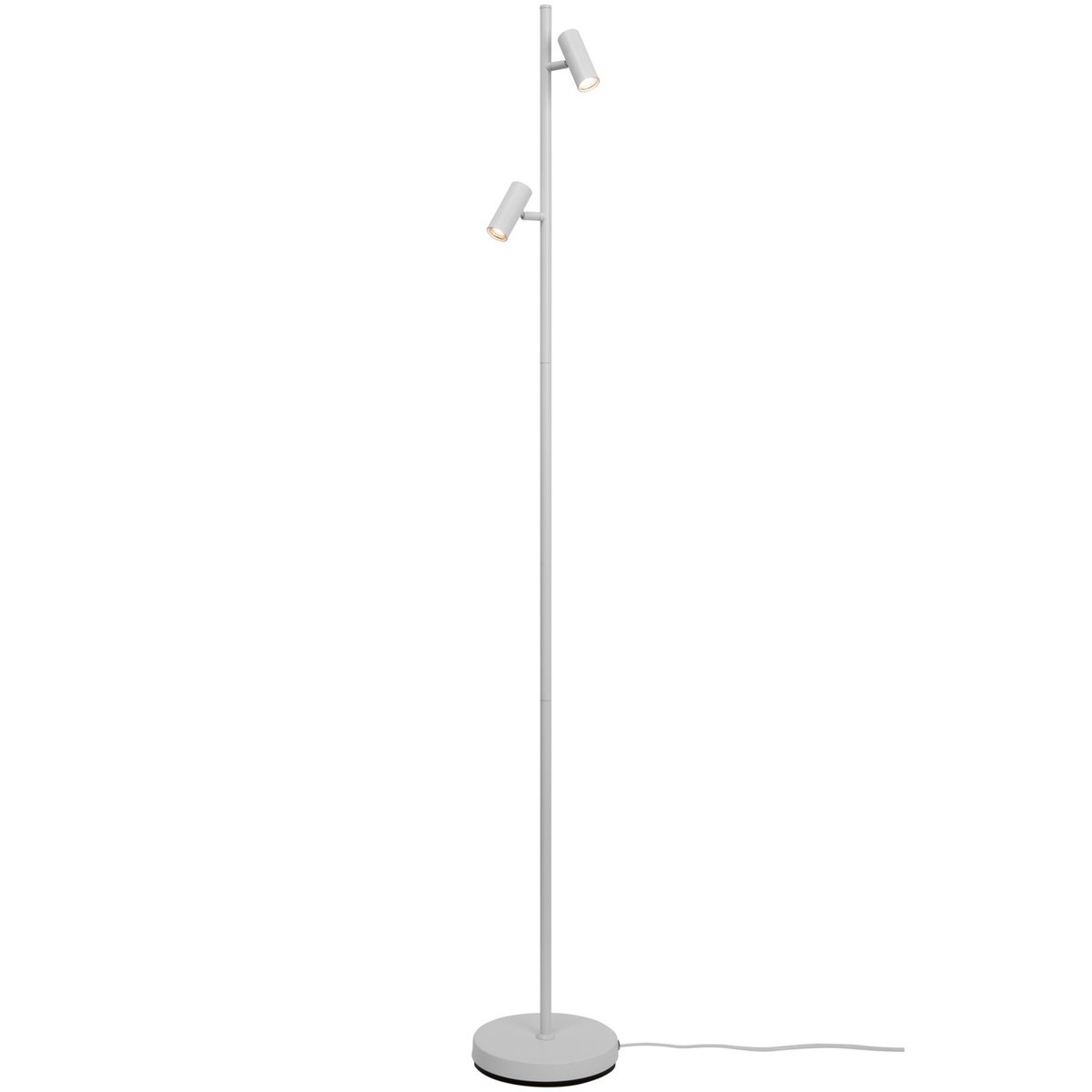 Lampadaire Adaptable et Minimaliste en Métal, OMARI blanc, NORDLUX