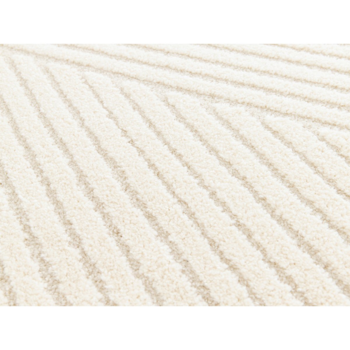 Tapis poils courts style moderne, OLIVIER beige, BOBOCHIC