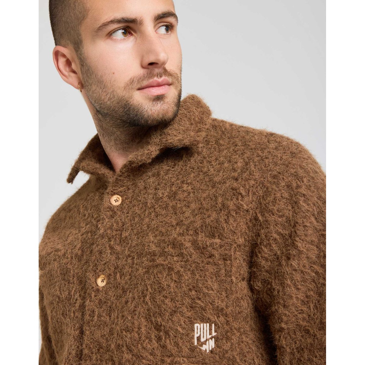 SURCHEMISE COTTABROWN marron, PULLIN