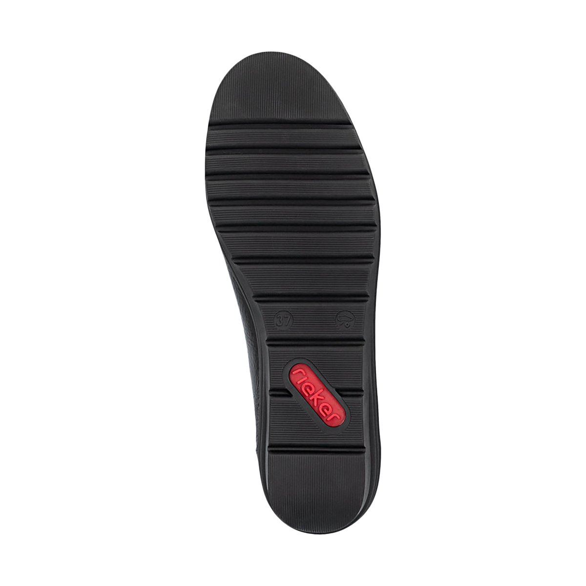 Ballerine Cuir Rgd noir, RIEKER