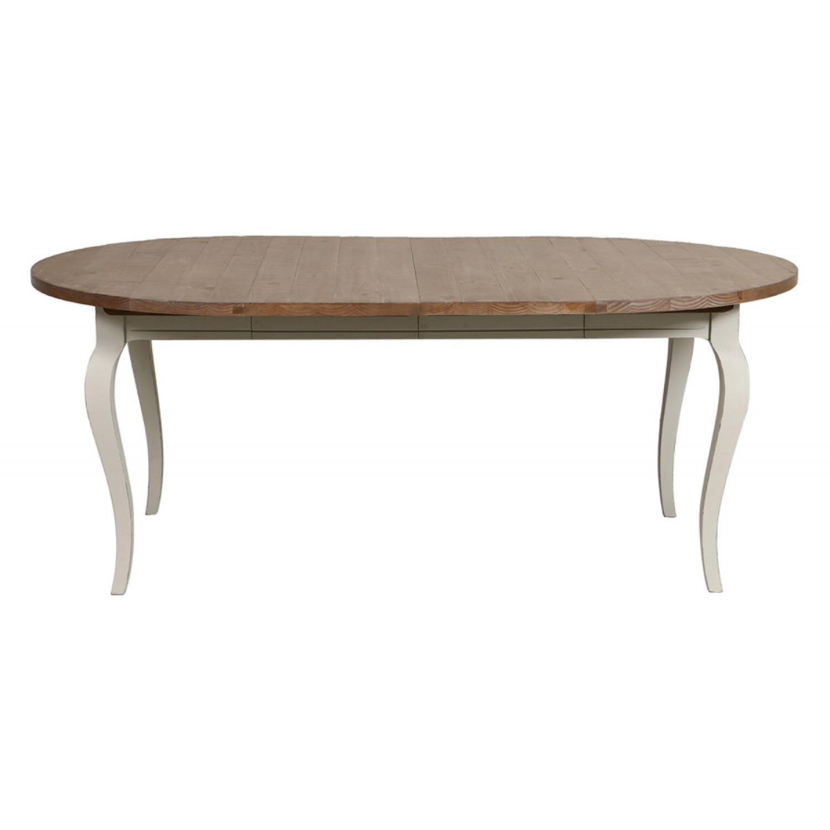 Table ronde extensible - PROVENCE blanc, INTERIOR'S